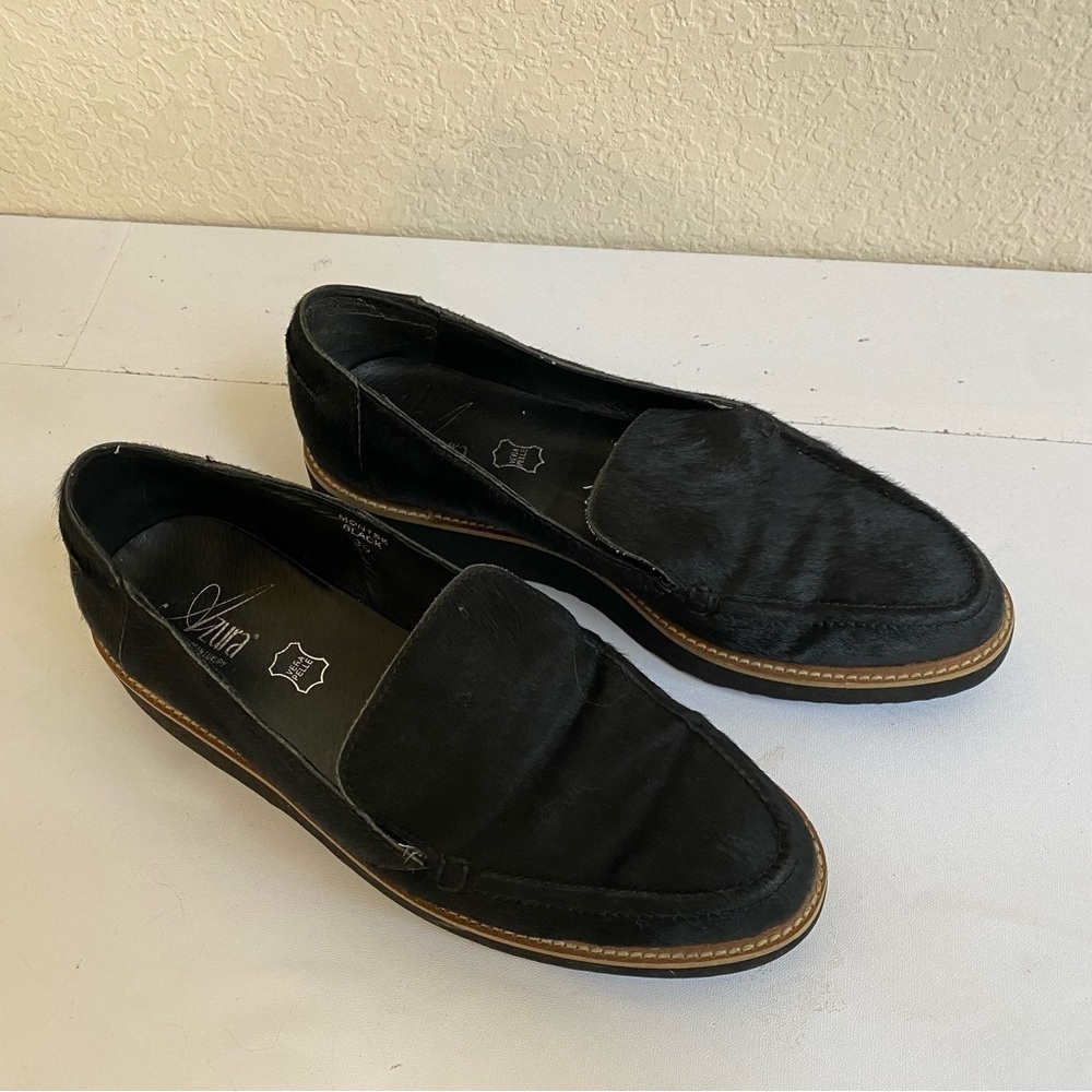 Azura Black Italian Loafer Size 8 Made in Italy - Picture 13 of 15